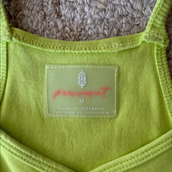 FP Movement/Free People - Lime Green Romper - Picture 2 of 2